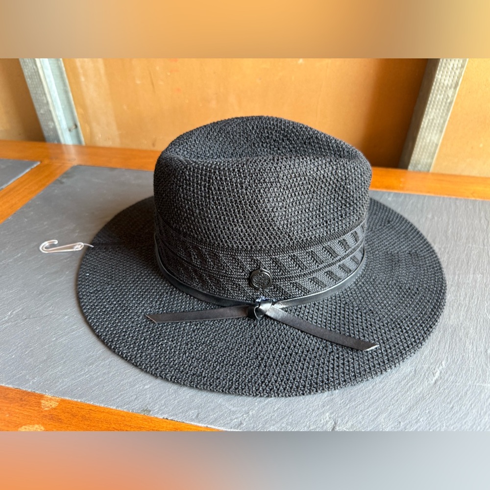 Vince Camuto Women's Panama Hat black, packable